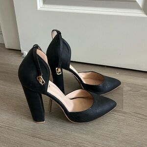 Black Block Heels